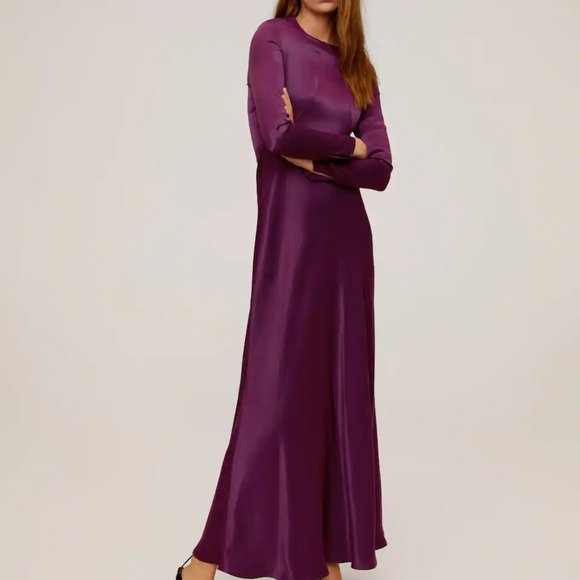 Mango Satin Dress | still with tag on - Picture 3 of 4
